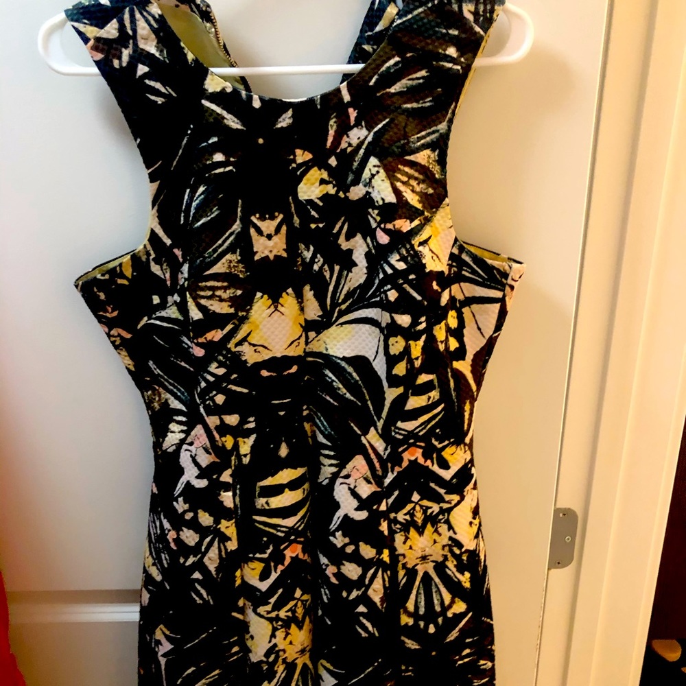 Floral Green Tea Party Dress